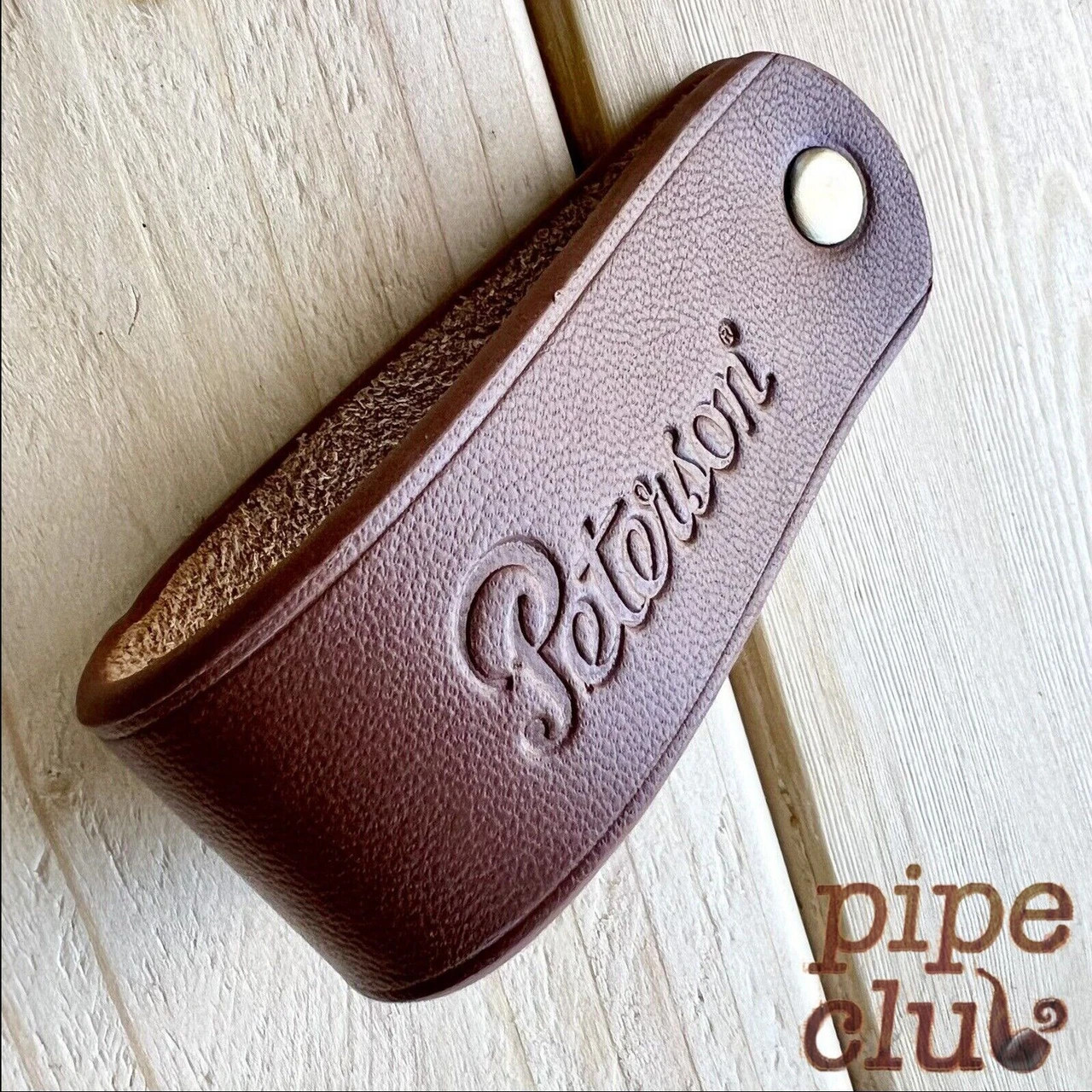 Peterson Grafton Leather Pipe Stand Rest for One 1 Pipe - NEW