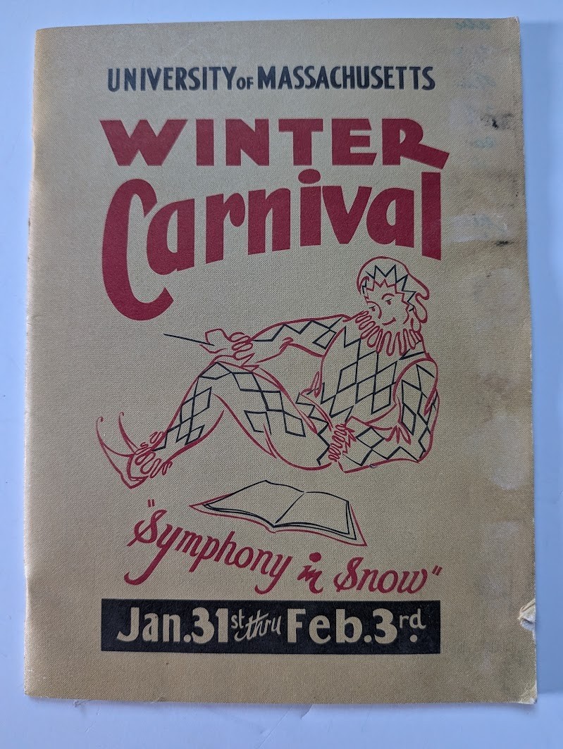 1957 University of Massachusetts Winter Carnival Program Booklet