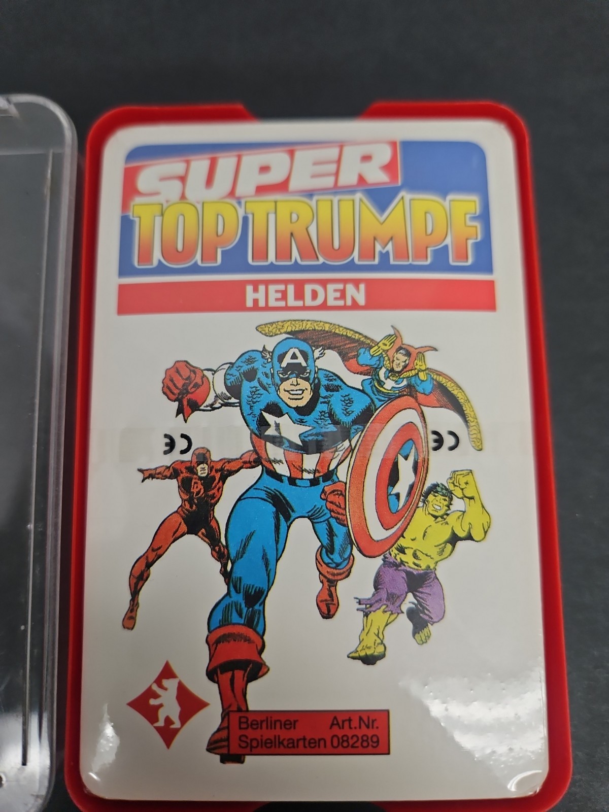 1988 Super Top Trumpf Marvel Superheroes - Complete Sealed Set Hulk Spiderman 