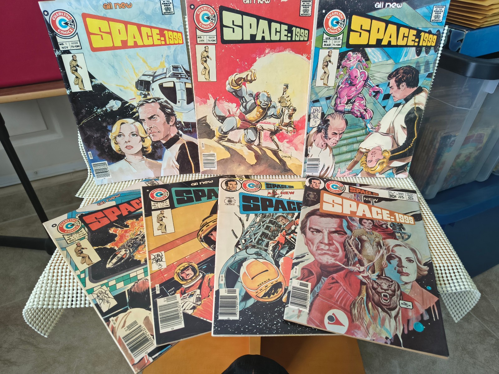 SPACE: 1999 #1 *1975* +PLUS #2 *1976*, #3, #4, #5, #6, #7 Charlt.Comics PreOwned