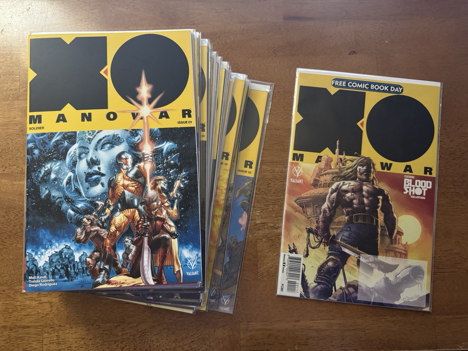 X-O Manowar 1-20 Strait Comic Lot Run Set Matt Kindt Valiant Collection 21 Books