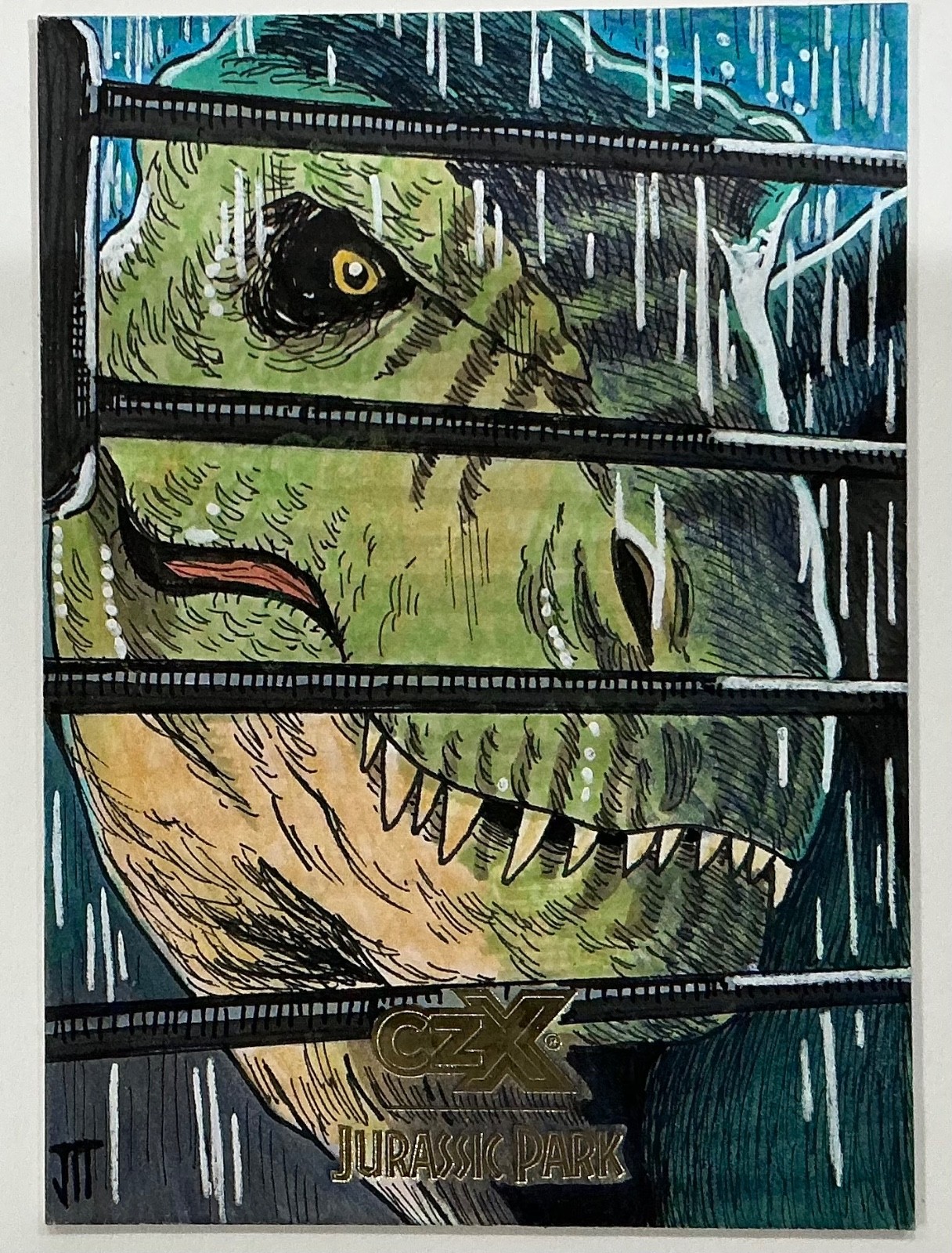2026 Cryptozoic CZX Jurassic Park Artist Sketch Card 1/1 Jotta Taylor