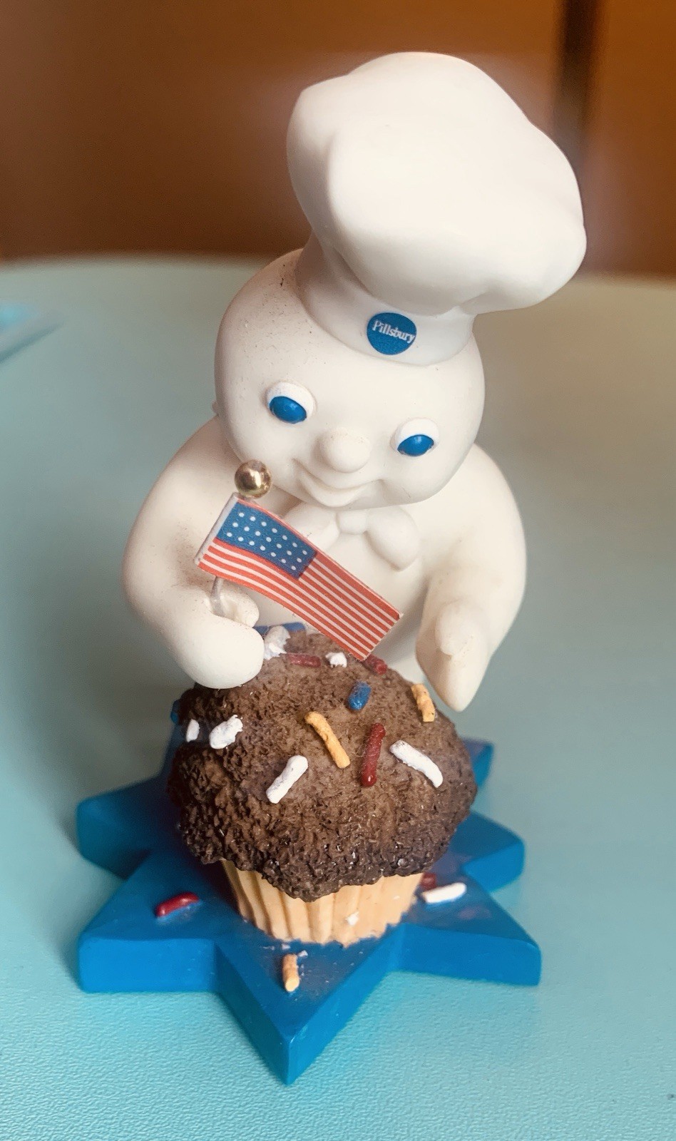 Vintage 1997 Pillsbury Doughboy/Poppin’ Fresh 4th of July Figurine Collectible