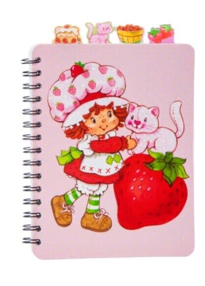 Strawberry Shortcake Tab Journal Notebook