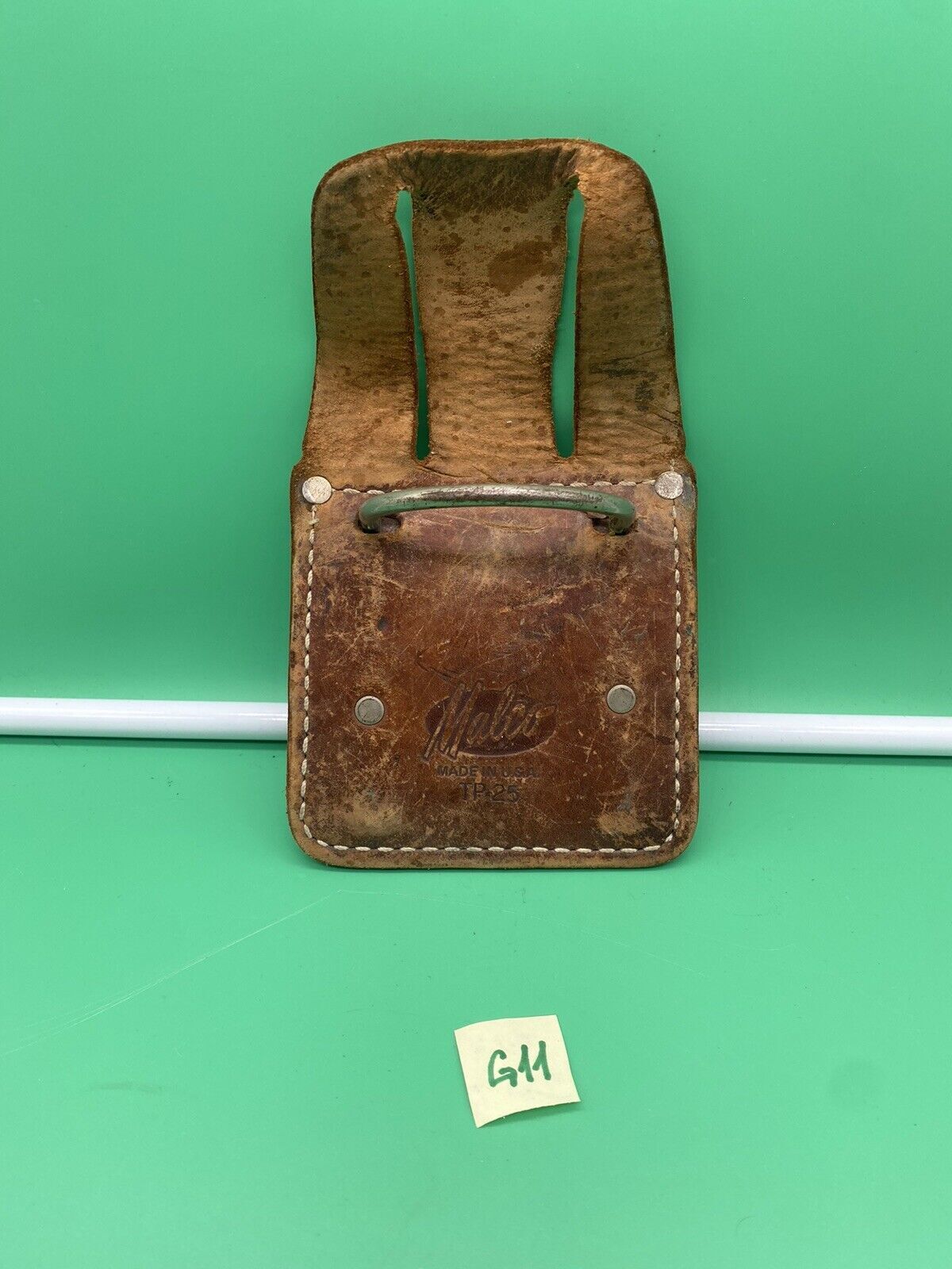 Great Vintage Malco Hummer TK-25 Brown Leather Sheath Pouch Made In USA