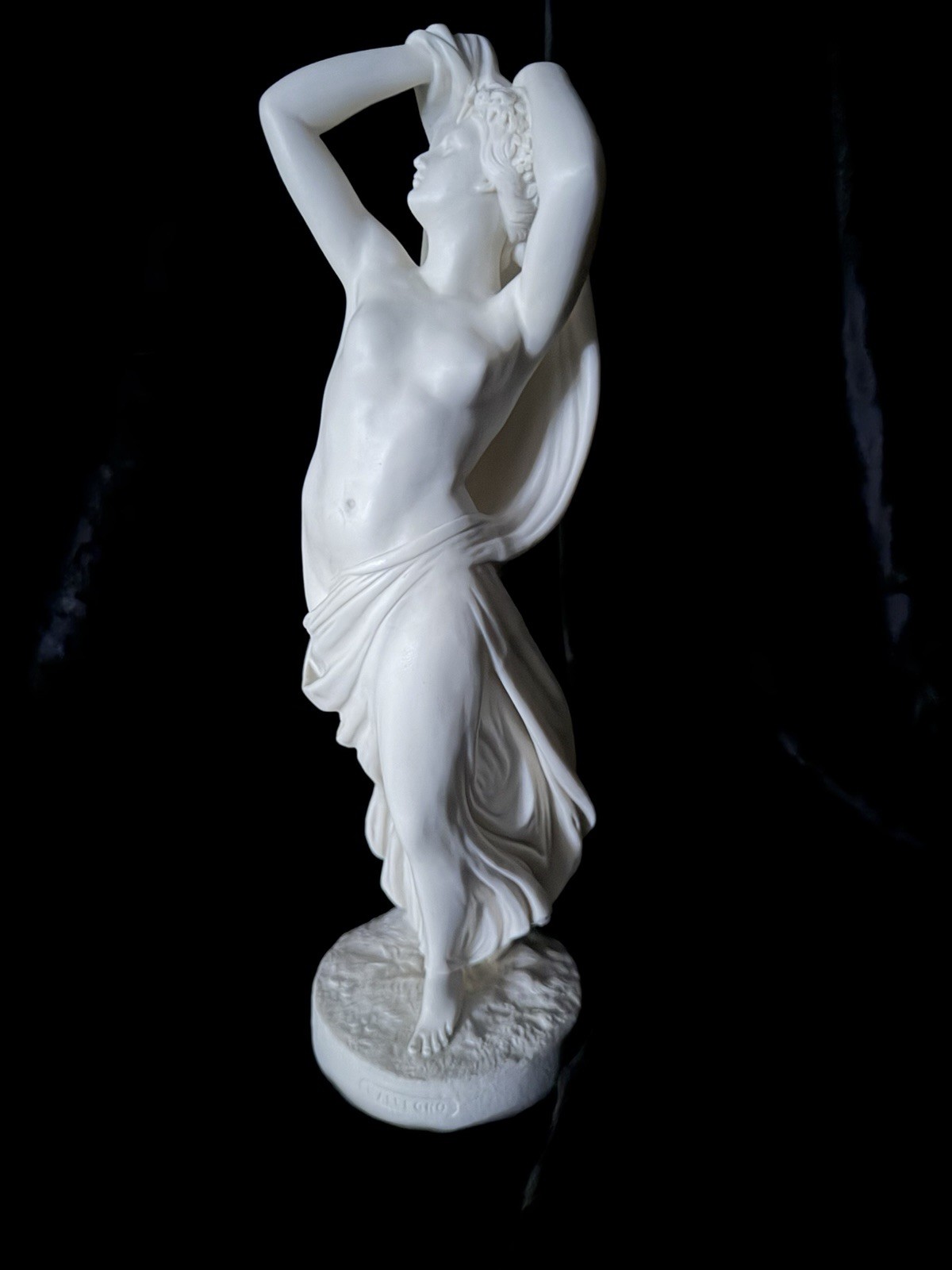 STRIKING 17 inch  Parian Figure Of L’ Allegro Sculpted By E H Bailey Circa 1869