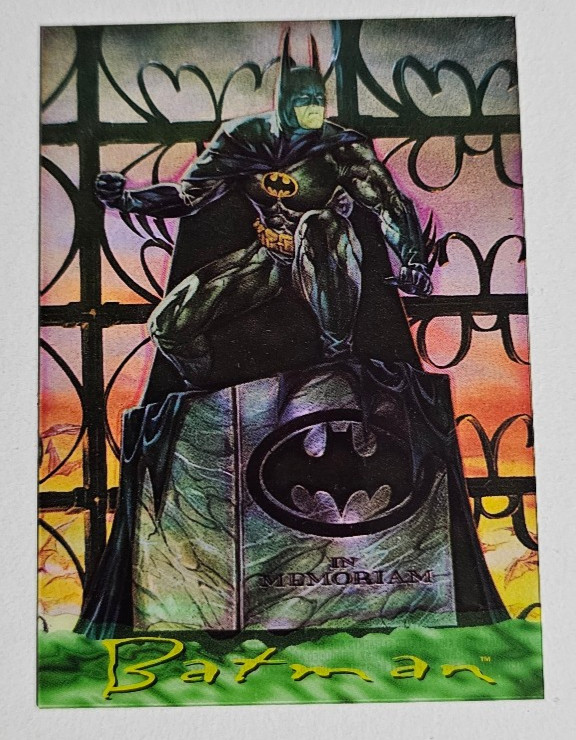 1996 SKYBOX DC BATMAN MASTER SERIES BATMAN CLEARCHROME #1 OF 2 * BATMAN *