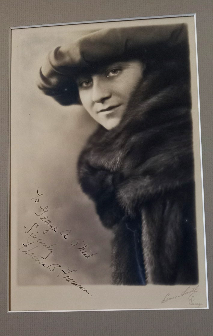 Vtg 1920s Lewis Smith Chicago Studio Portrait Photo Frances B Newman Autographed Vtg 1920s Lewis Smith Chicago Studio Portrait Photo Frances B Newman Autographed