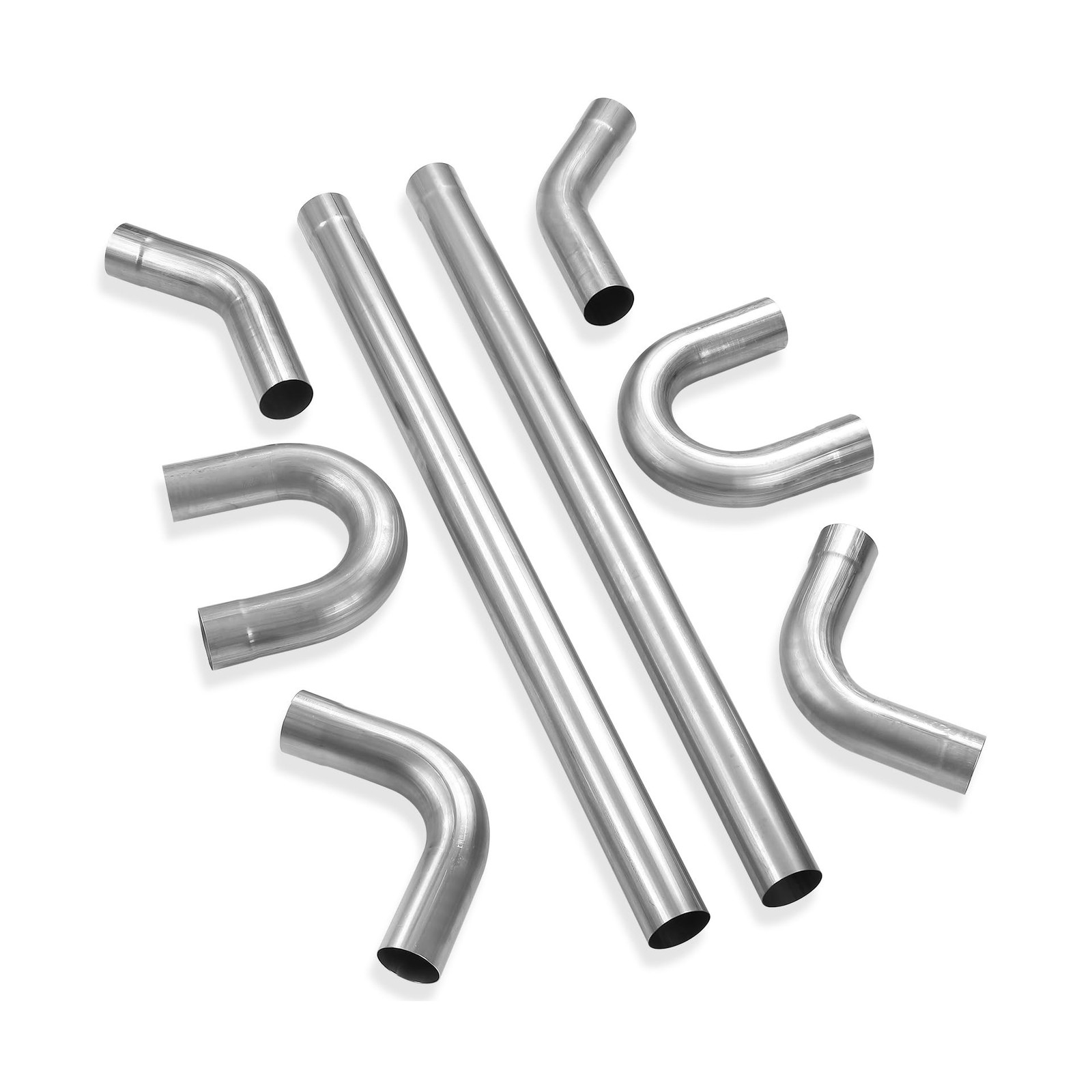 LCGP 2 Inch DIY Custom Exhaust Pipe Mild Steel Elbow Straight Pipe U-Shaped P... LCGP 2 Inch DIY Custom Exhaust Pipe Mild Steel Elbow Straight Pipe U-Shaped P...