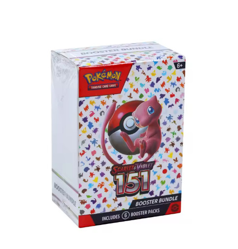 Pokemon TCG Scarlet & Violet 151 Booster Bundle Sealed New (6 packs) Pokemon TCG Scarlet & Violet 151 Booster Bundle Sealed New (6 packs)