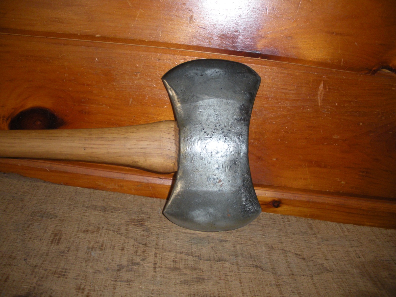RARE Vintage ROBERT MANN MILL HALL, Pa. Double Bit AXE / Collector Grade Axe