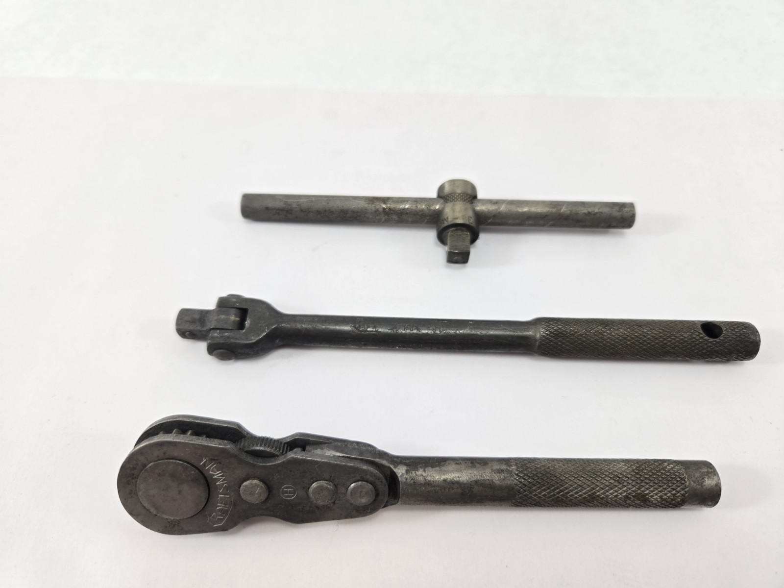 Vintage Pre WWII Craftsman 1/4 Drive Tool Set Ratchet H Circle Breaker Bar T Bar