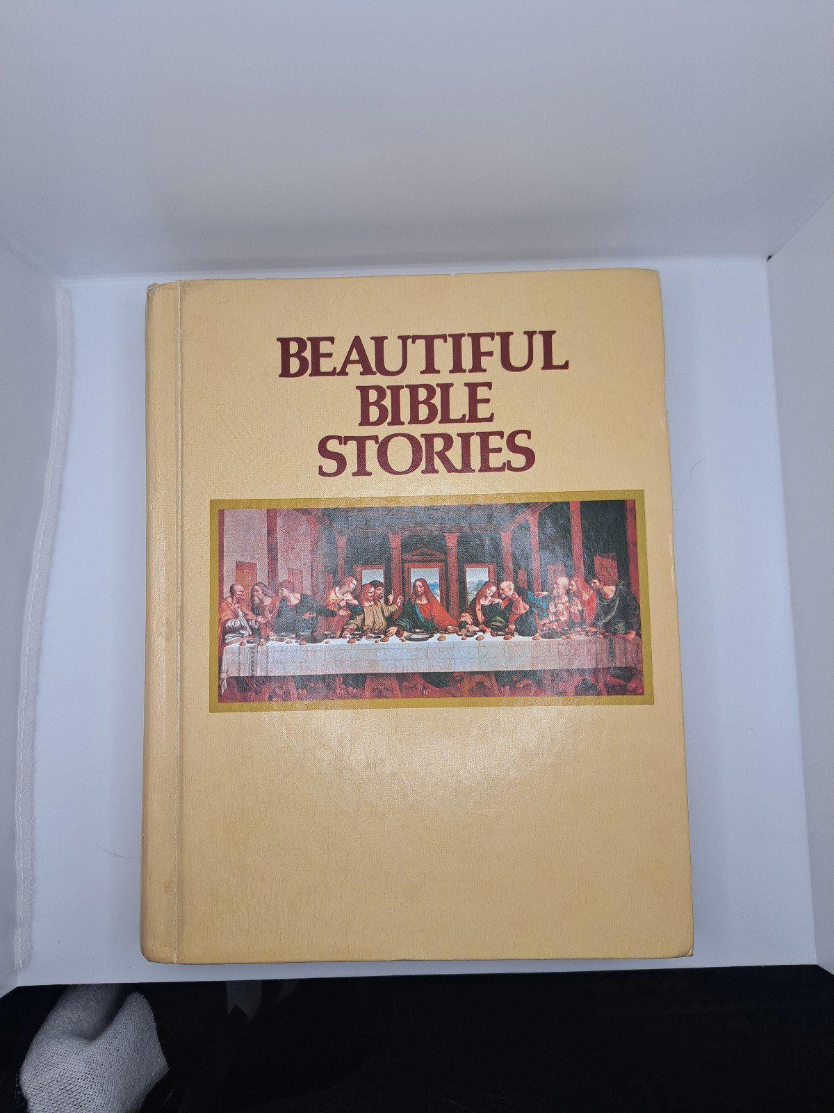 Beautiful Bible stories 1964 hardcover with artwork