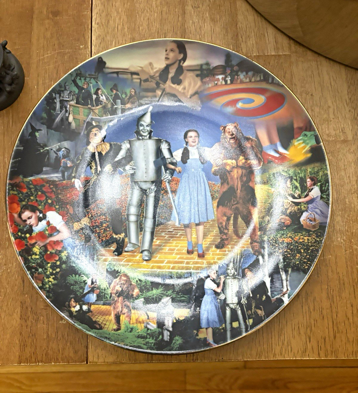 Bradford Exchange Wizard of Oz Collector Plate Yellow Brick Road A1307