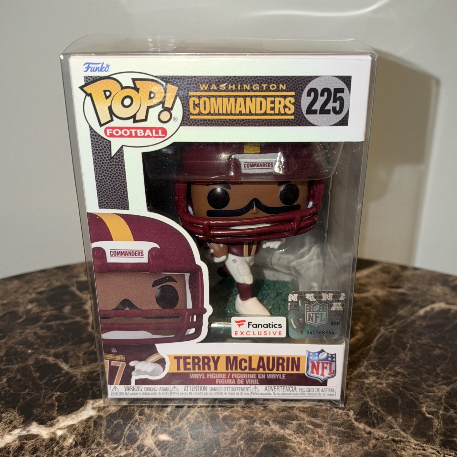 *MINT* Terry McLaurin Funko POP #225 FANATICS EXCLUSIVE Washington Commanders
