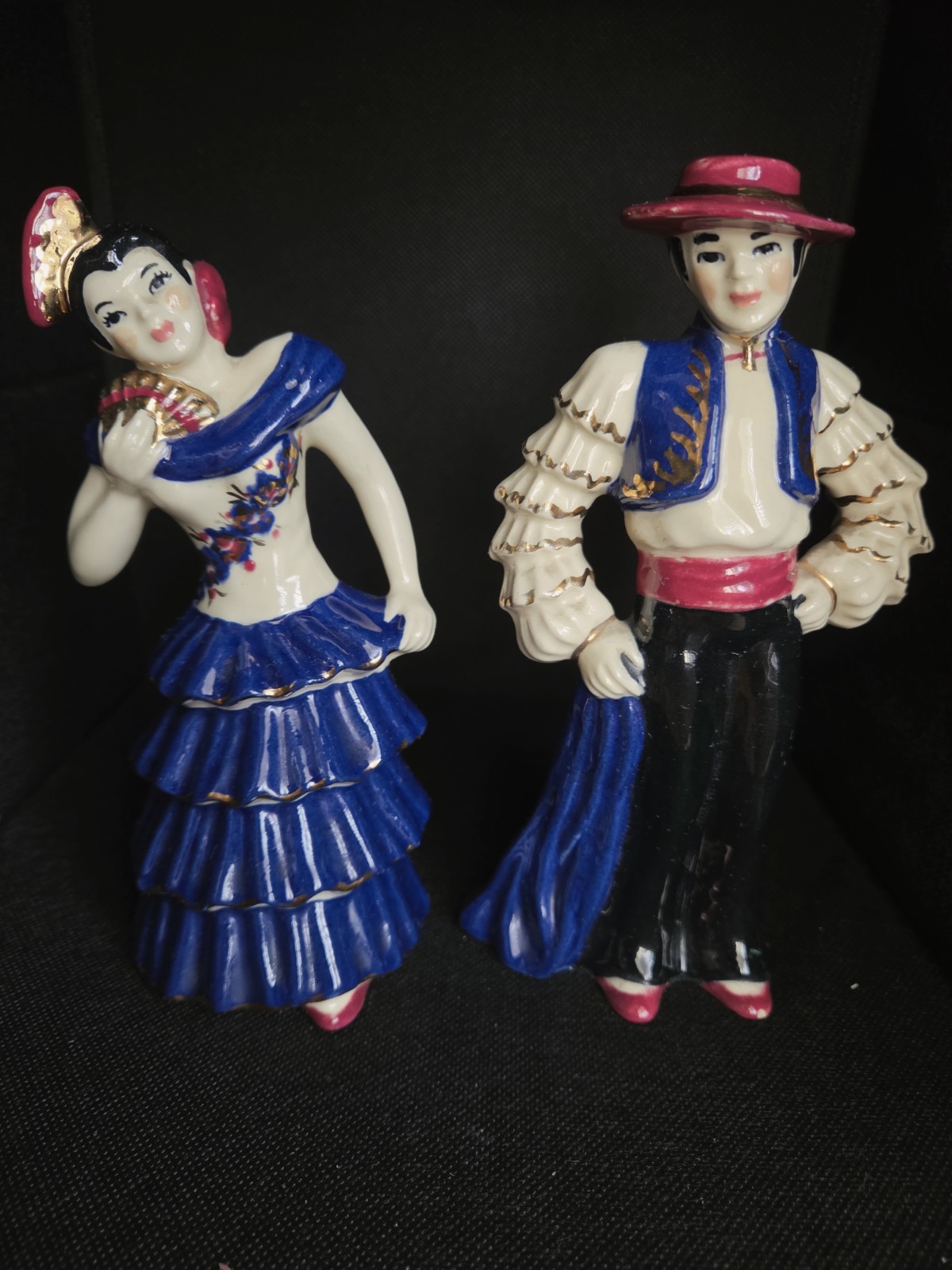 Vintage Ceramic Arts Studio Matador and Flamenco Dancer, Betty Harrington, 1940s Vintage Ceramic Arts Studio Matador and Flamenco Dancer, Betty Harrington, 1940s