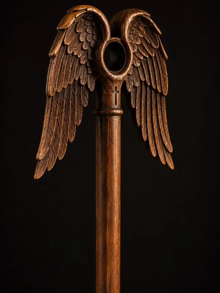 Wood CROZIER Polish Staff Crosier Bishop Quality Craftsmanship, 72\ Wood CROZIER Polish Staff Crosier Bishop Quality Craftsmanship, 72\