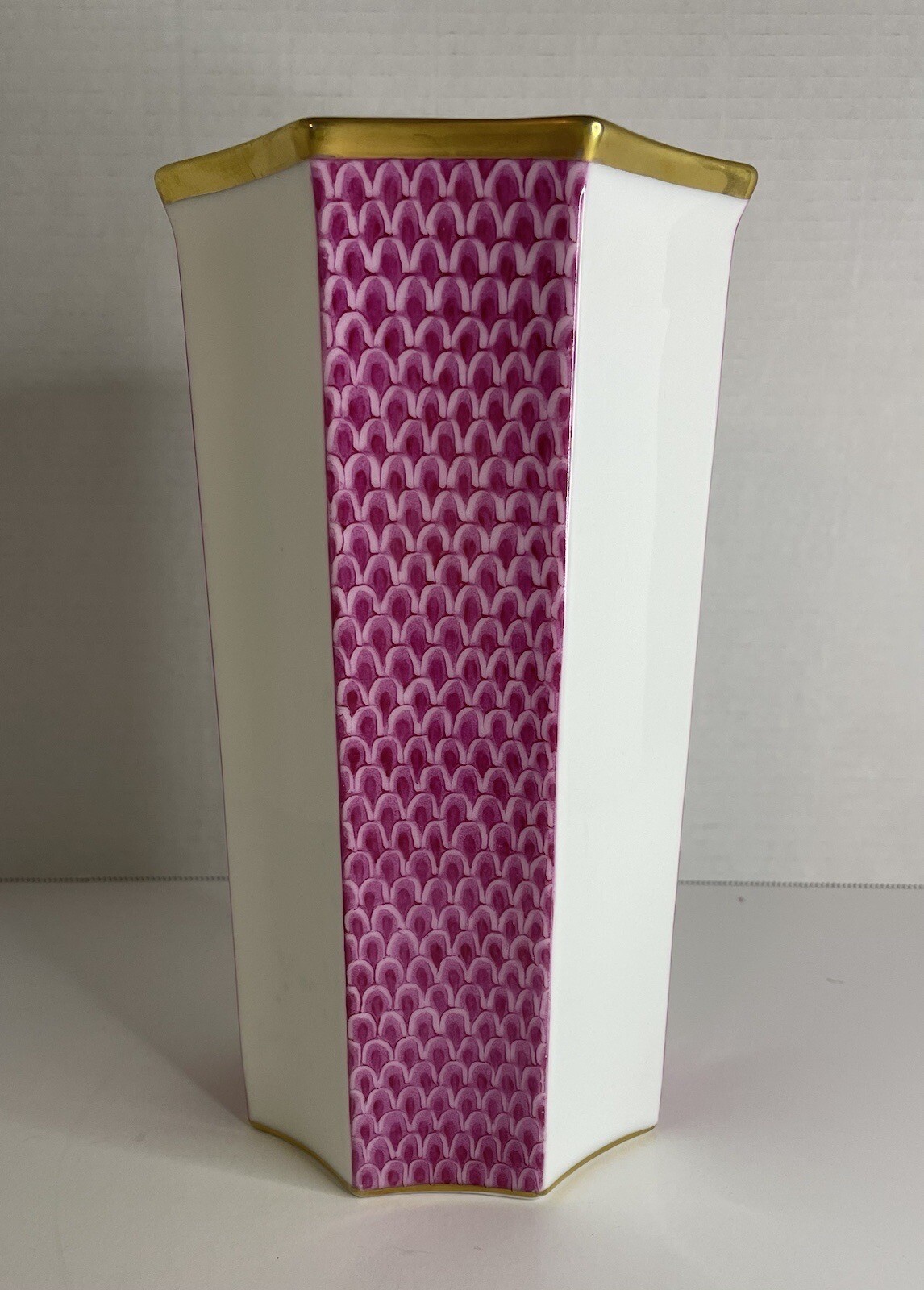 Fitz & Floyd Tall Vase Unique, Hand Painted \ Fitz & Floyd Tall Vase Unique, Hand Painted \
