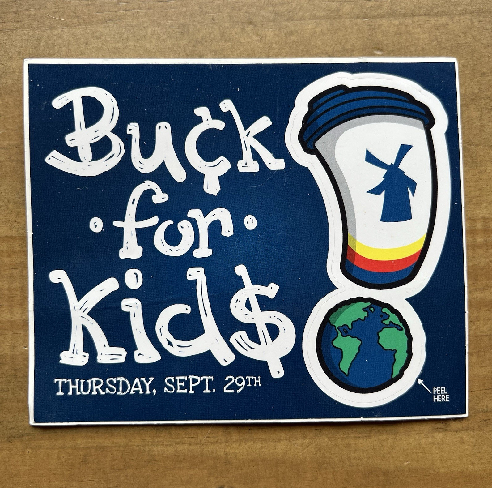 Dutch Bros Vintage Buck For Kids Rare Sticker Dutch Bros Vintage Buck For Kids Rare Sticker