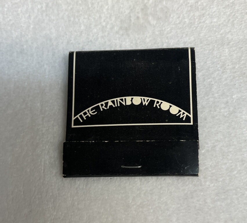 Vintage 1960s The Rainbow Room Matchbook, New York City Rockefeller Center NY Vintage 1960s The Rainbow Room Matchbook, New York City Rockefeller Center NY