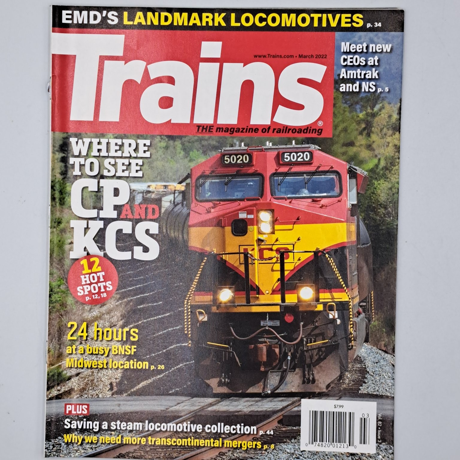 Trains Magazine March 2022 Railroad Locomotives EMD 100 Years Innovation Trains Magazine March 2022 Railroad Locomotives EMD 100 Years Innovation