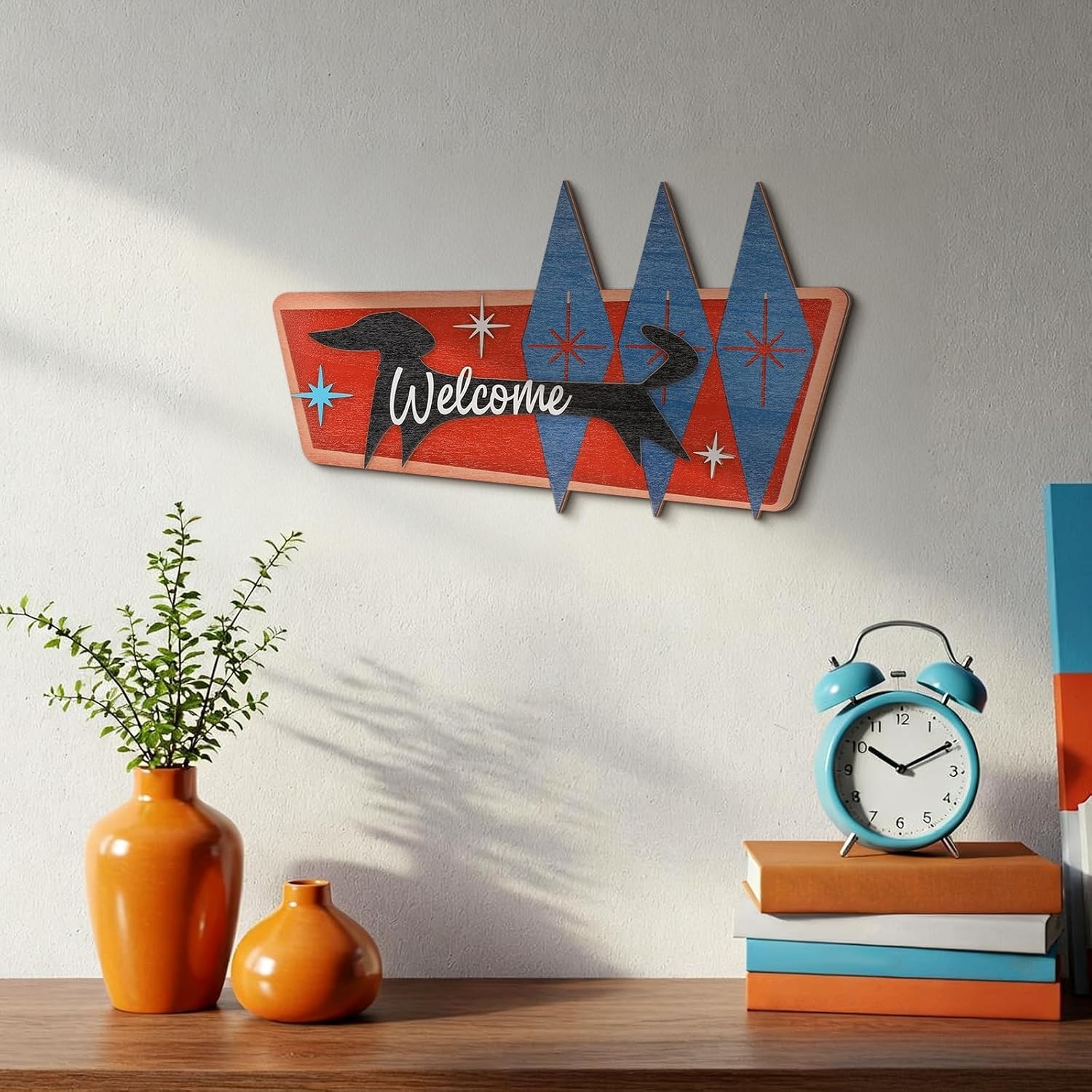 Mid Century Modern Art Atomic Starburst Dachshund Wall Art Dog Wooden Wall Mid Century Modern Art Atomic Starburst Dachshund Wall Art Dog Wooden Wall