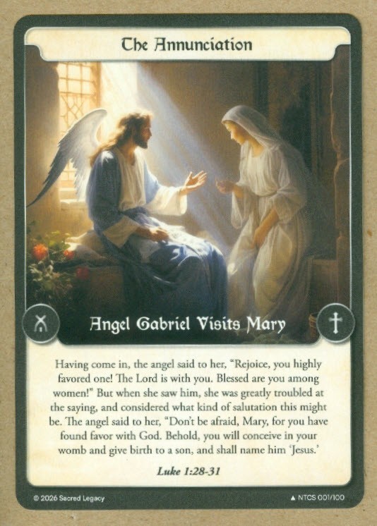 2026 Sacred Legacy Christian Jesus Bible Trading Cards Pick to Complete Your Set
