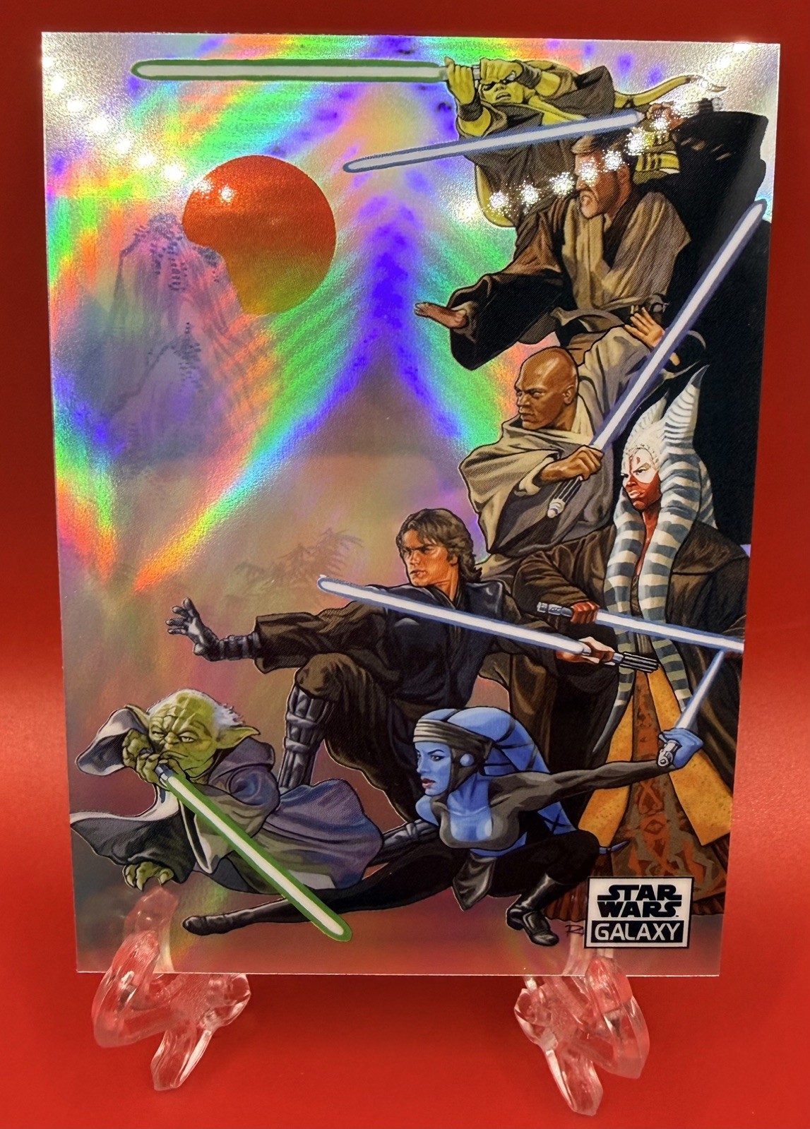 2021 Star Wars Galaxy Topps Chrome #88 Jedi a la Kurosawa Chrome Refractor 2021 Star Wars Galaxy Topps Chrome #88 Jedi a la Kurosawa Chrome Refractor