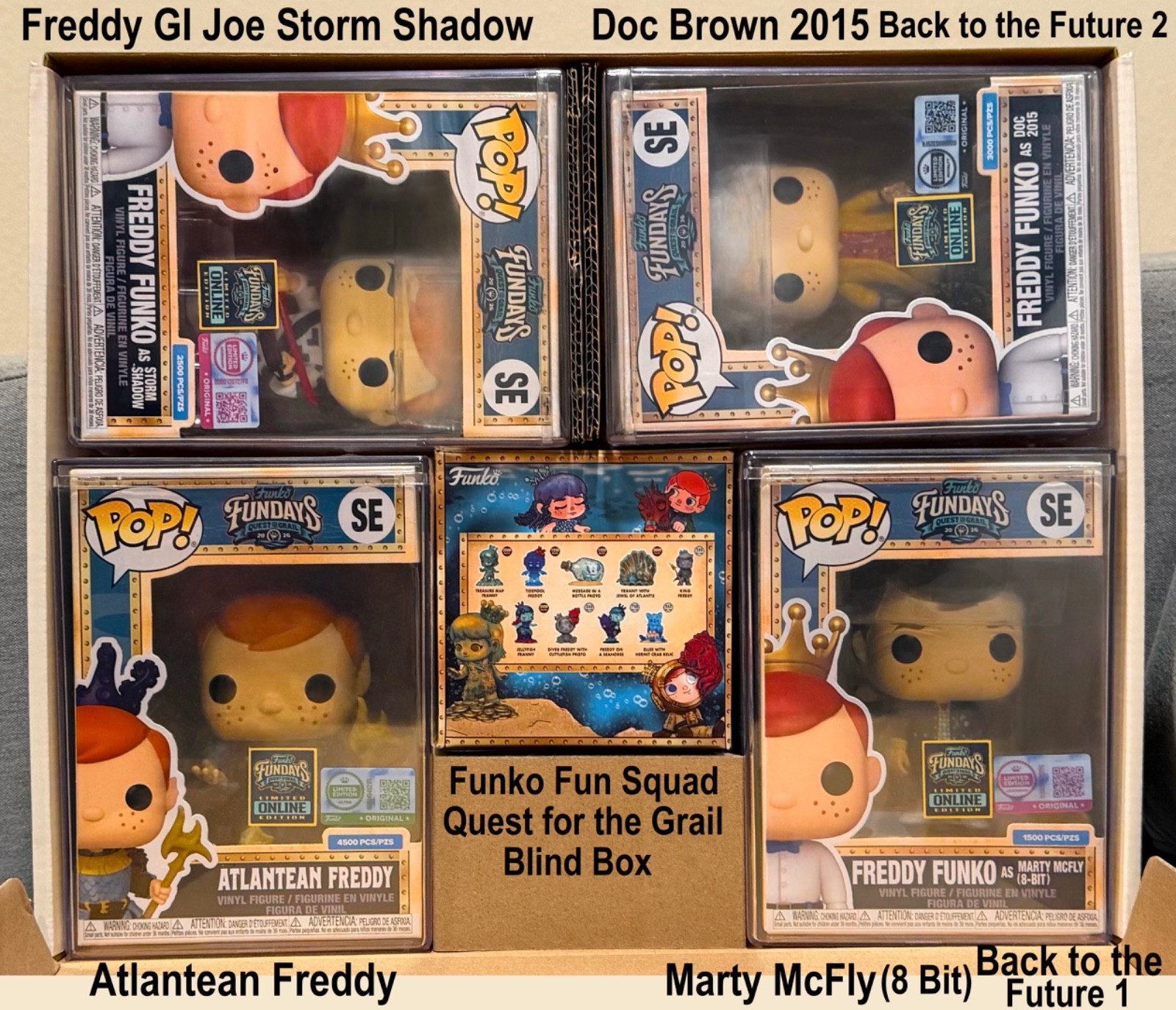 Funko PopVinyl Funko Fundays Quest For the Grail 2026 Box Of Fun Online Edition