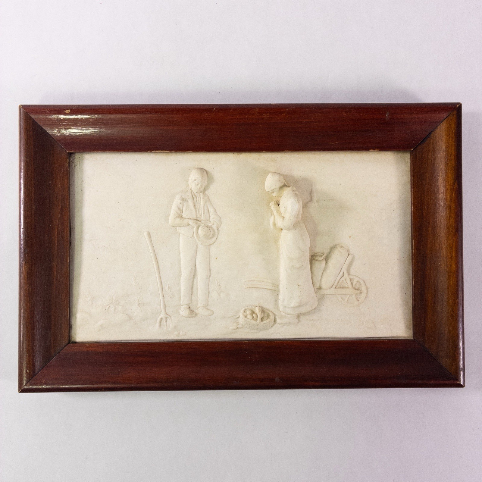 Vintage Bas-Relief Plaque Framed Sculpture 9 Vintage Bas-Relief Plaque Framed Sculpture 9