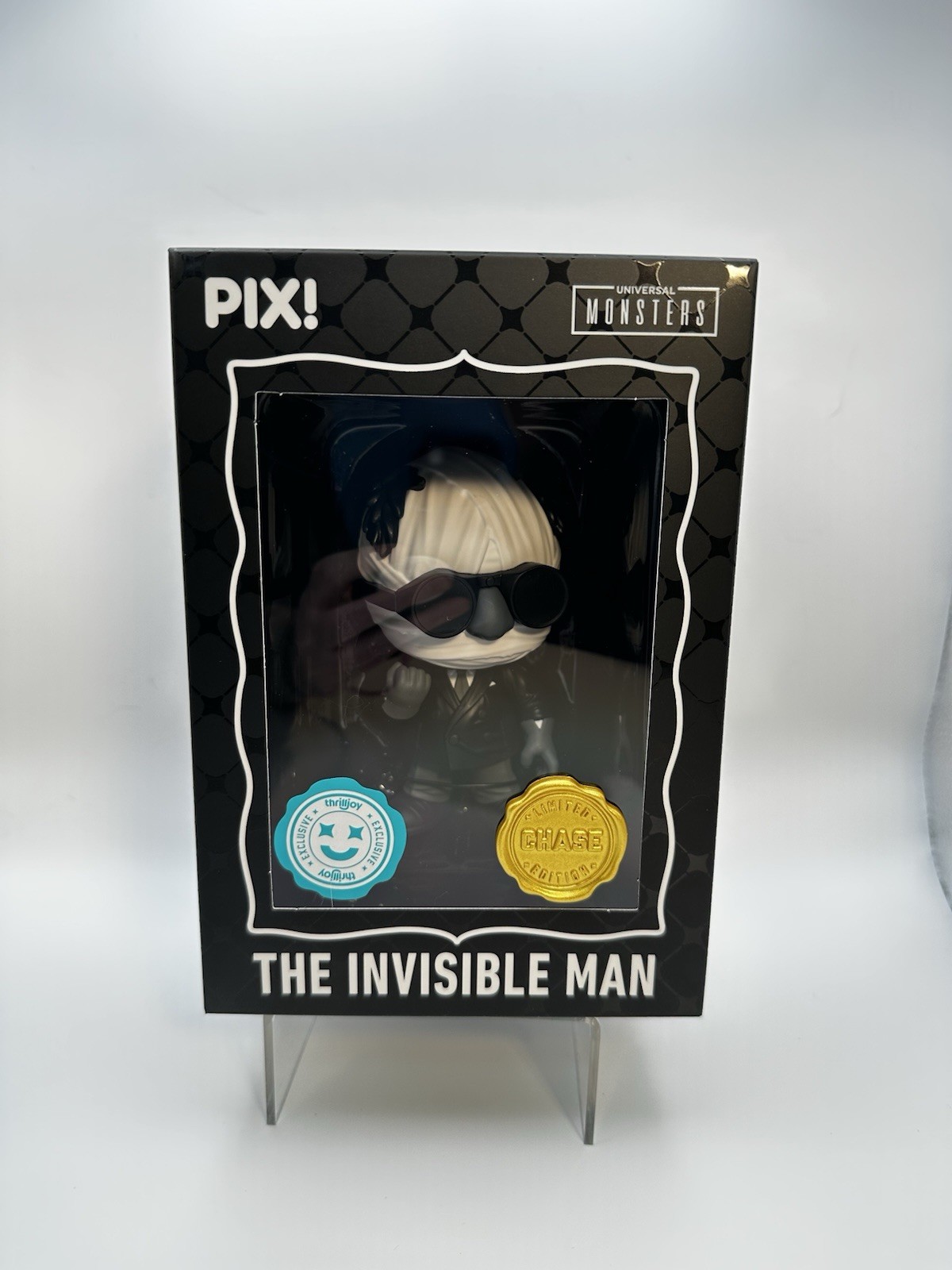 Thrilljoy Pix Universal Monsters: Invisible Man Error Box/seal Thrilljoy Pix Universal Monsters: Invisible Man Error Box/seal