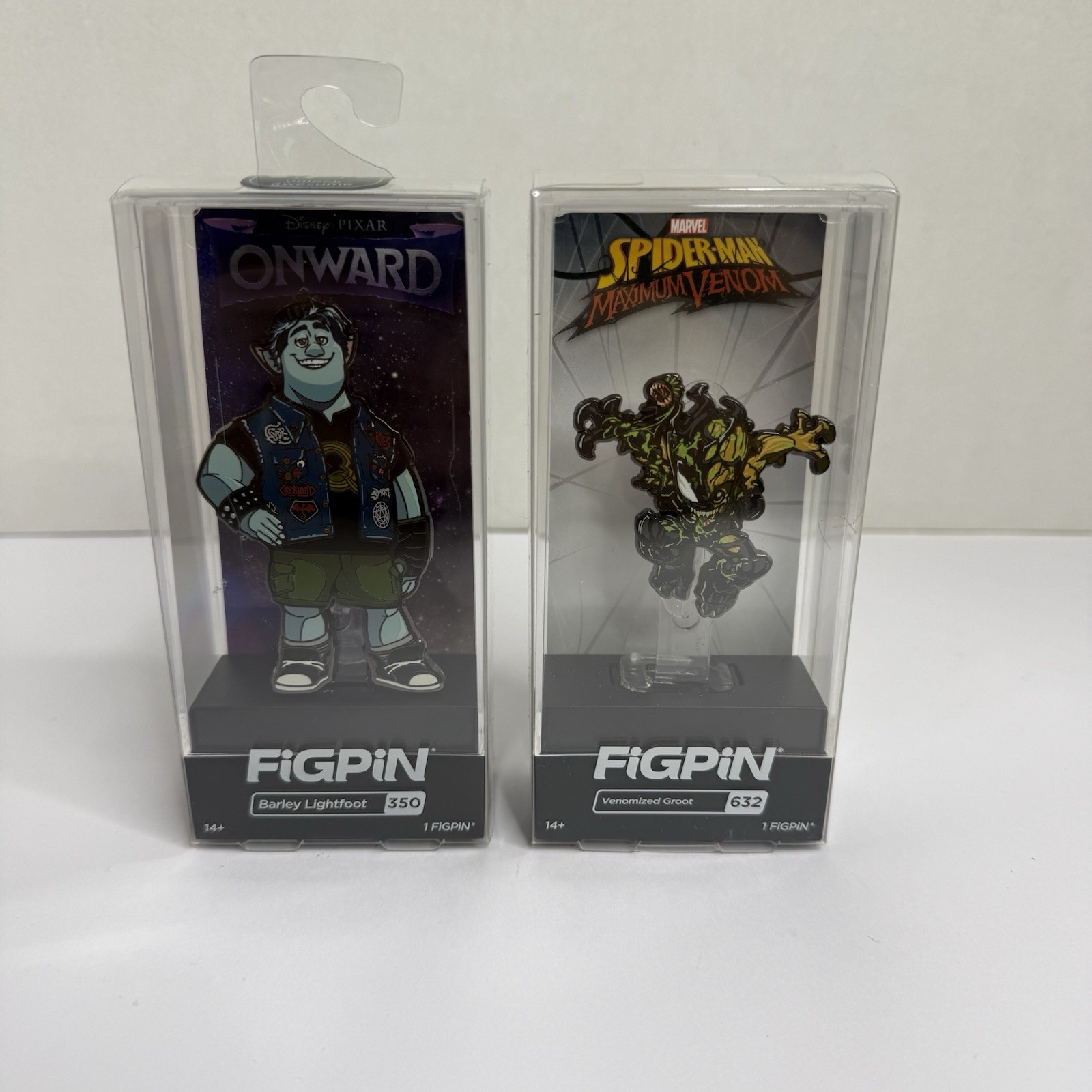 FiGPiN Lot Barley Lightfoot #350 & Venomized Groot #632 Disney Marvel