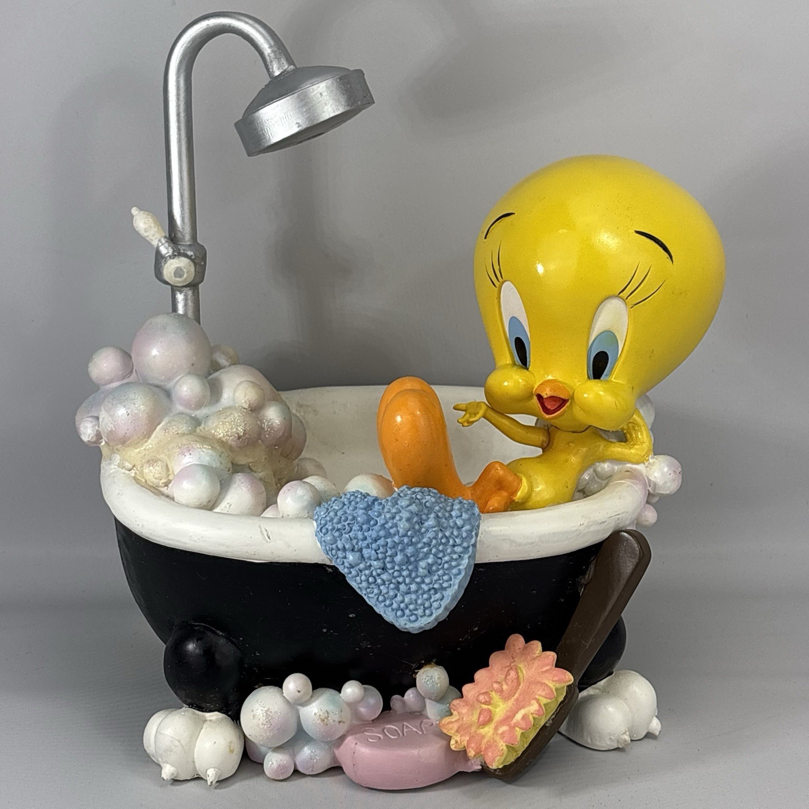 Looney Tunes Tweety Musical Water Fountain NIB Tested “Blue Danube Waltz” Vtg 03