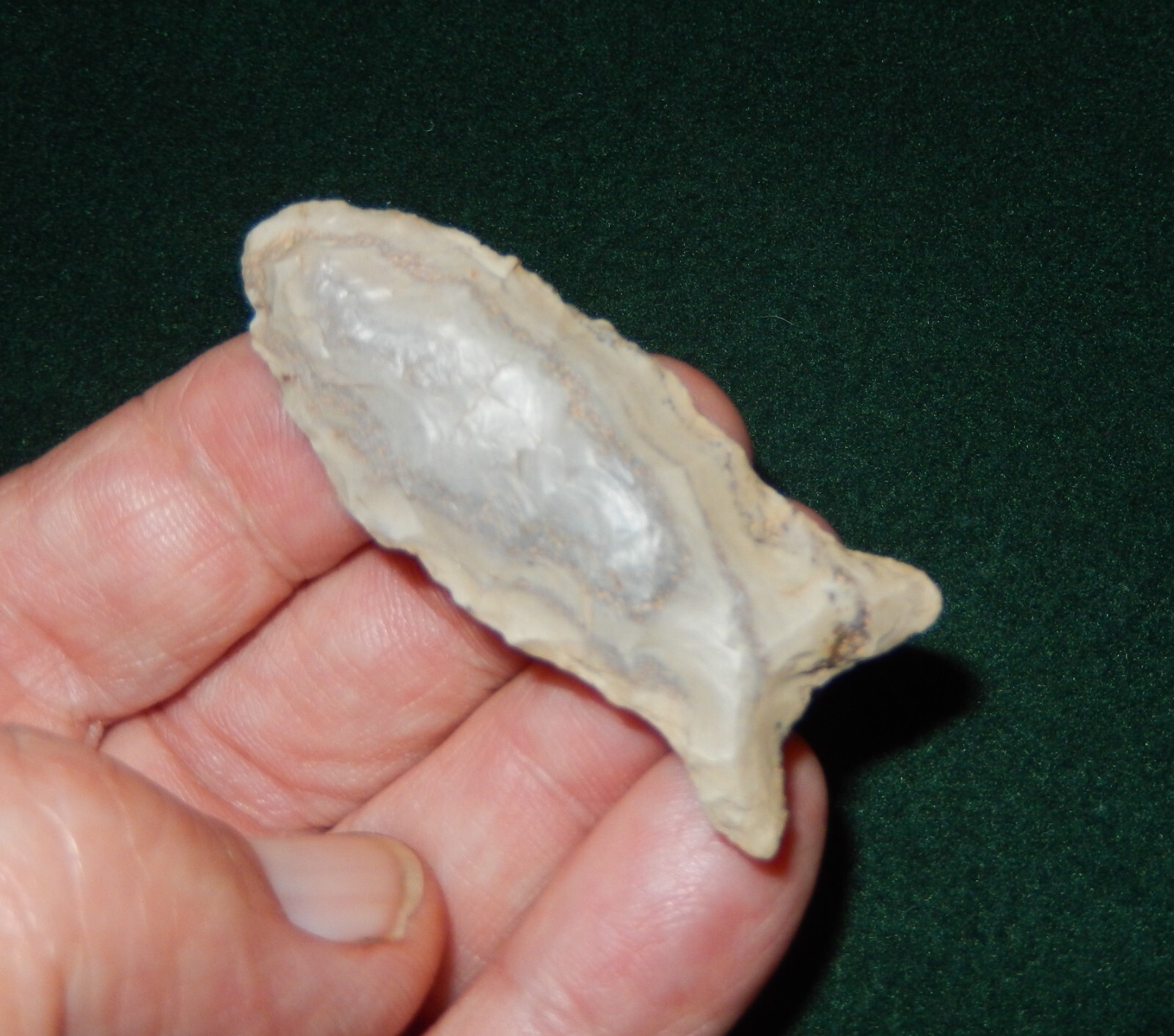 NICE OLD AUTHENTIC ILLINOIS FOUND TRANSITIONAL PALEO BEAVER LAKE POINT N950 NICE OLD AUTHENTIC ILLINOIS FOUND TRANSITIONAL PALEO BEAVER LAKE POINT N950
