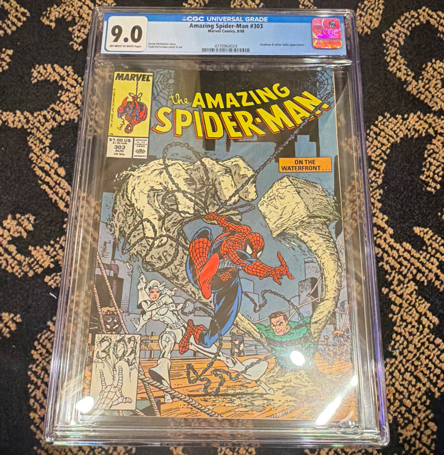 The Amazing Spider-Man #303 CGC 9.0 (1988) Marvel Michelinie/McFarlane Direct The Amazing Spider-Man #303 CGC 9.0 (1988) Marvel Michelinie/McFarlane Direct
