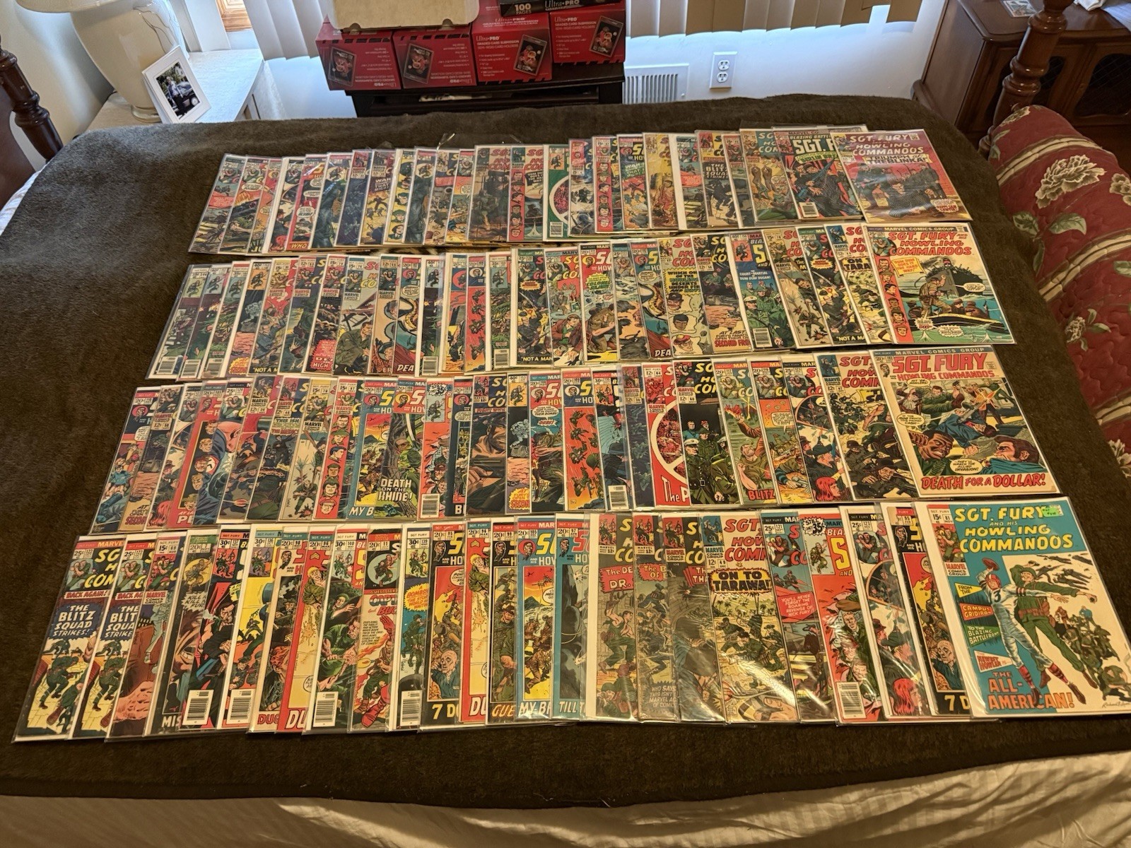 Sgt. Fury and His Howling Commandos Lot of 191 12 Cent Comic And Up 1960,70,s Sgt. Fury and His Howling Commandos Lot of 191 12 Cent Comic And Up 1960,70,s