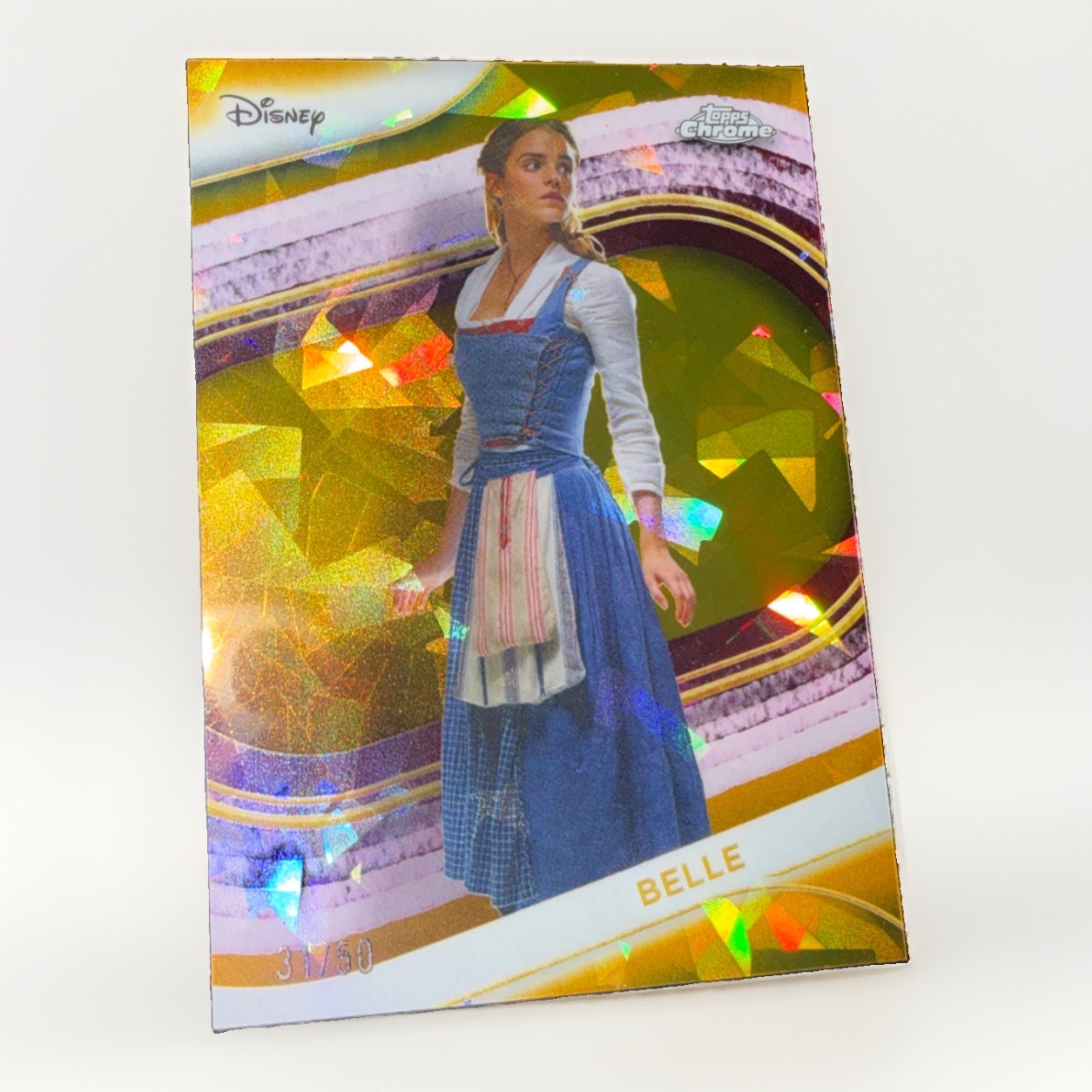 2025 Topps Disney Belle Gold Sapphire /50