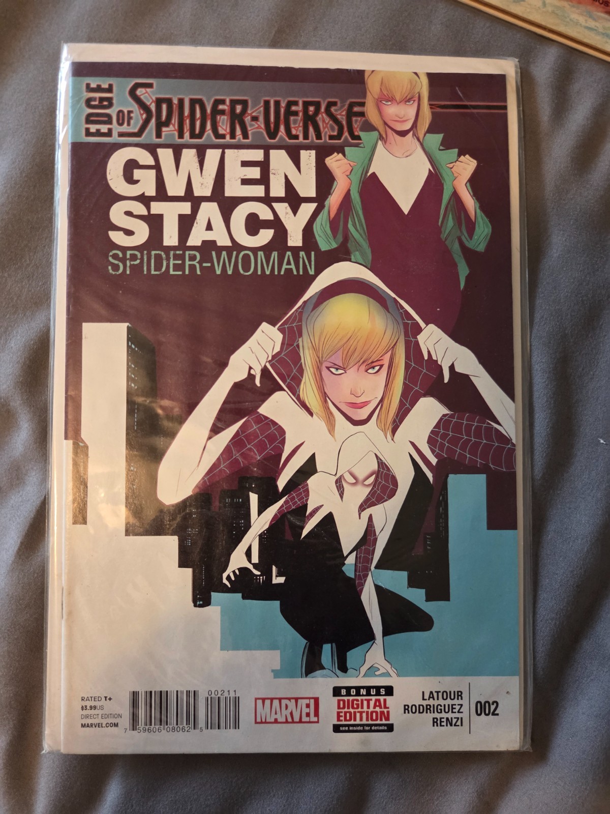 Gwen Stacy Spider-Woman Edge of Spider Verse Gwen Stacy Spider-Woman Edge of Spider Verse
