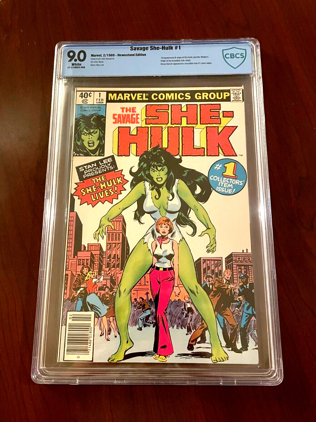Savage She-Hulk #1 CBCS 9.0 (Marvel Comics 1980) Stan Lee VF/NM Like CGC