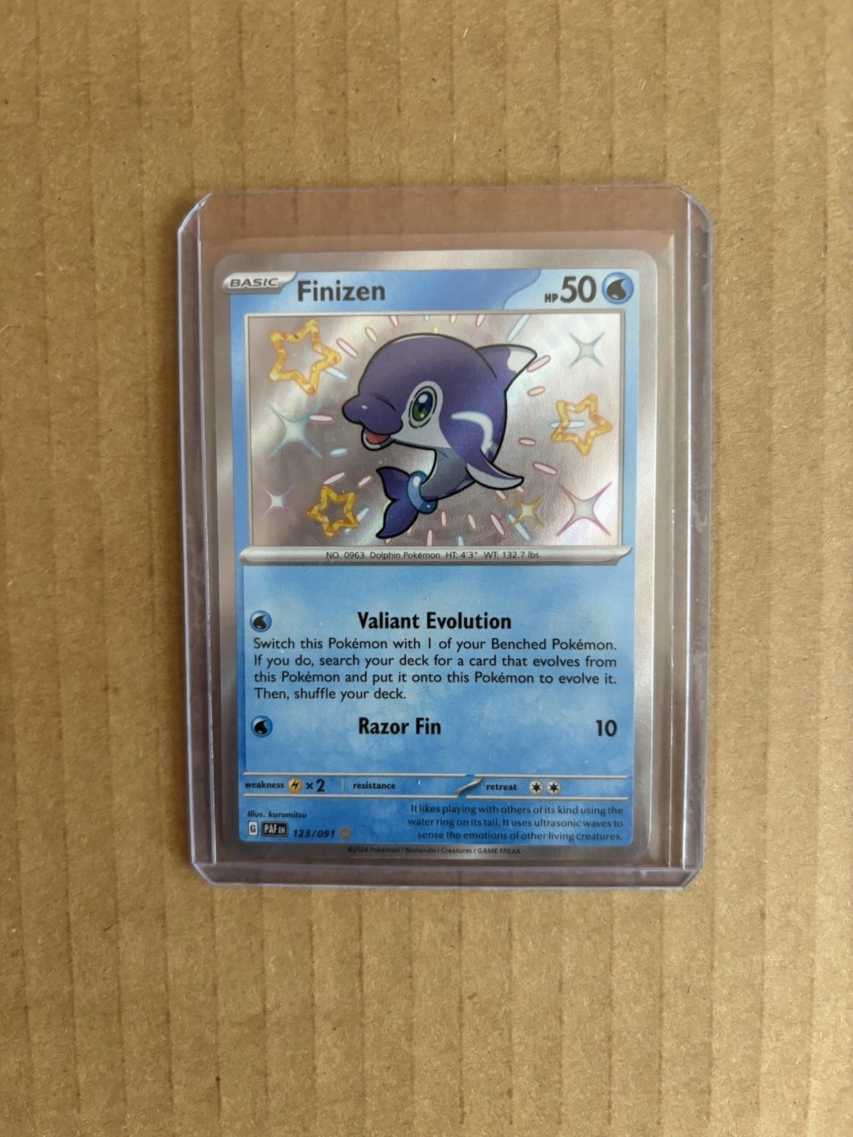 Finizen 123/091 Paldea Fates, FRESH PACK 