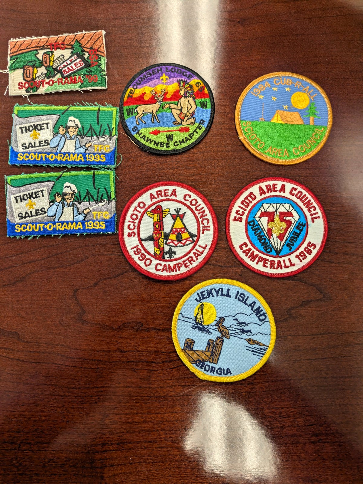 Boy Scouts Mixed Lot Patches Scout-O-Rama 1995 Fall Camp 1992 Cub-Rally Boy Scouts Mixed Lot Patches Scout-O-Rama 1995 Fall Camp 1992 Cub-Rally
