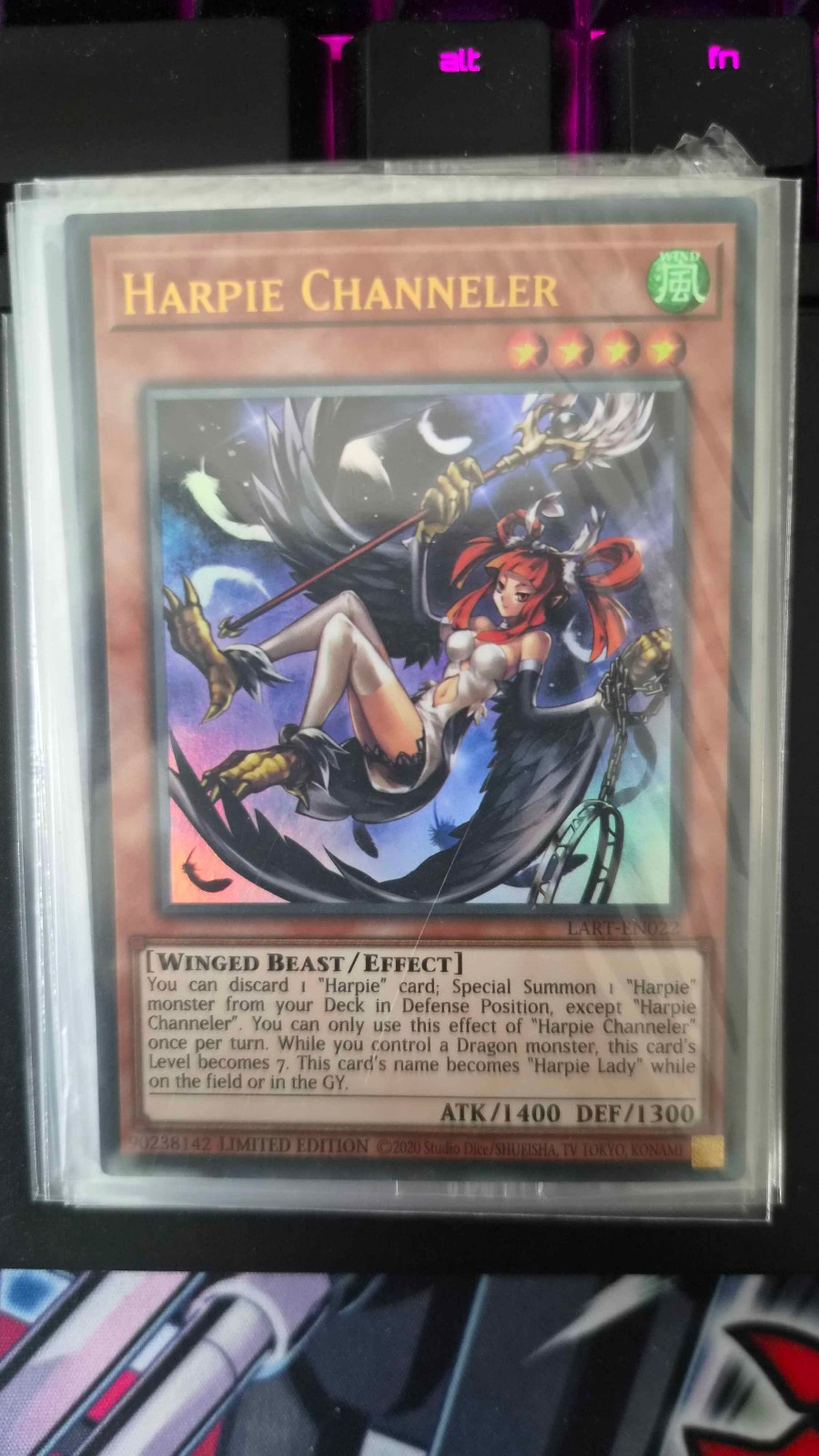 Harpie Channeler LART-EN022 The Lost Art Promotion Card - Near Mint SEALED Harpie Channeler LART-EN022 The Lost Art Promotion Card - Near Mint SEALED