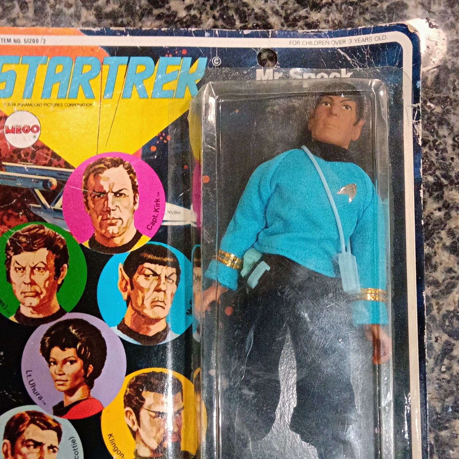 Mego Star Trek The Original Series Mr. Spock 8in Vintage Action Figure