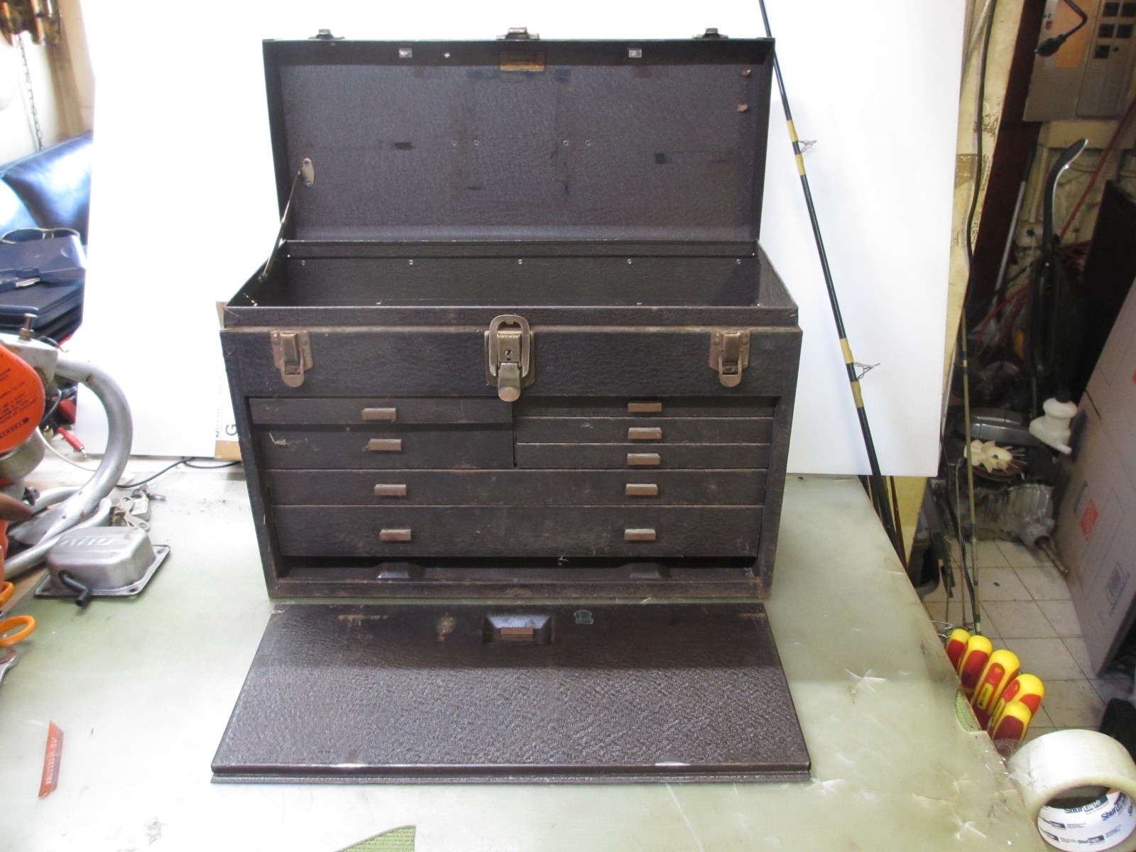 Kennedy Kits Style 520 Steel Professional Machinist 7 Drawer Toolbox USA 