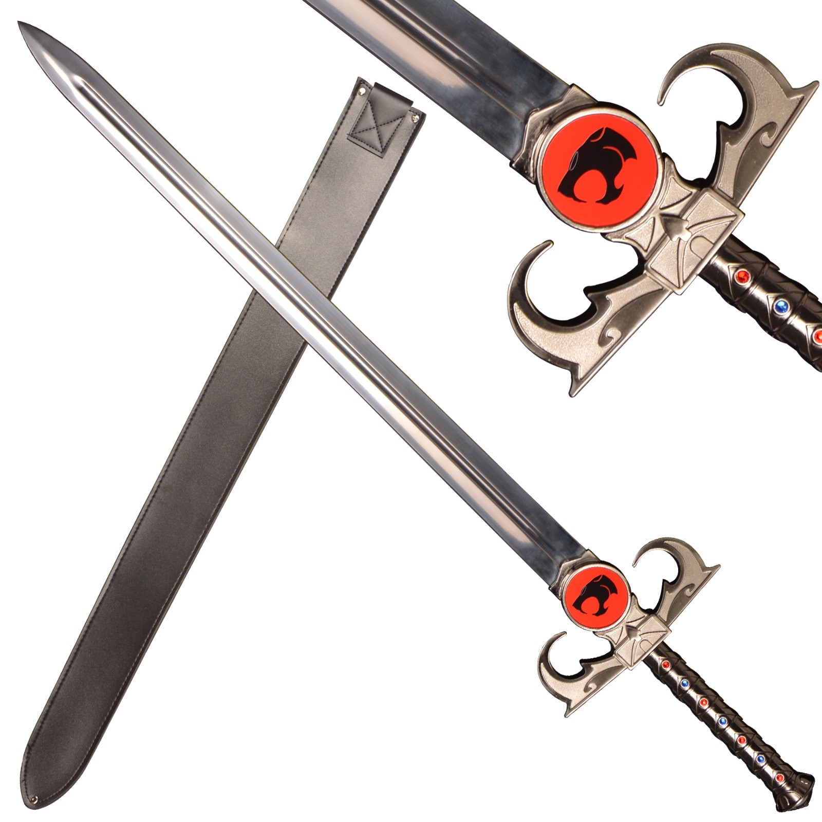 48in Anime Sword/Sword of Omens/Stainless steel blade/Red pattern/Collectible 48in Anime Sword/Sword of Omens/Stainless steel blade/Red pattern/Collectible