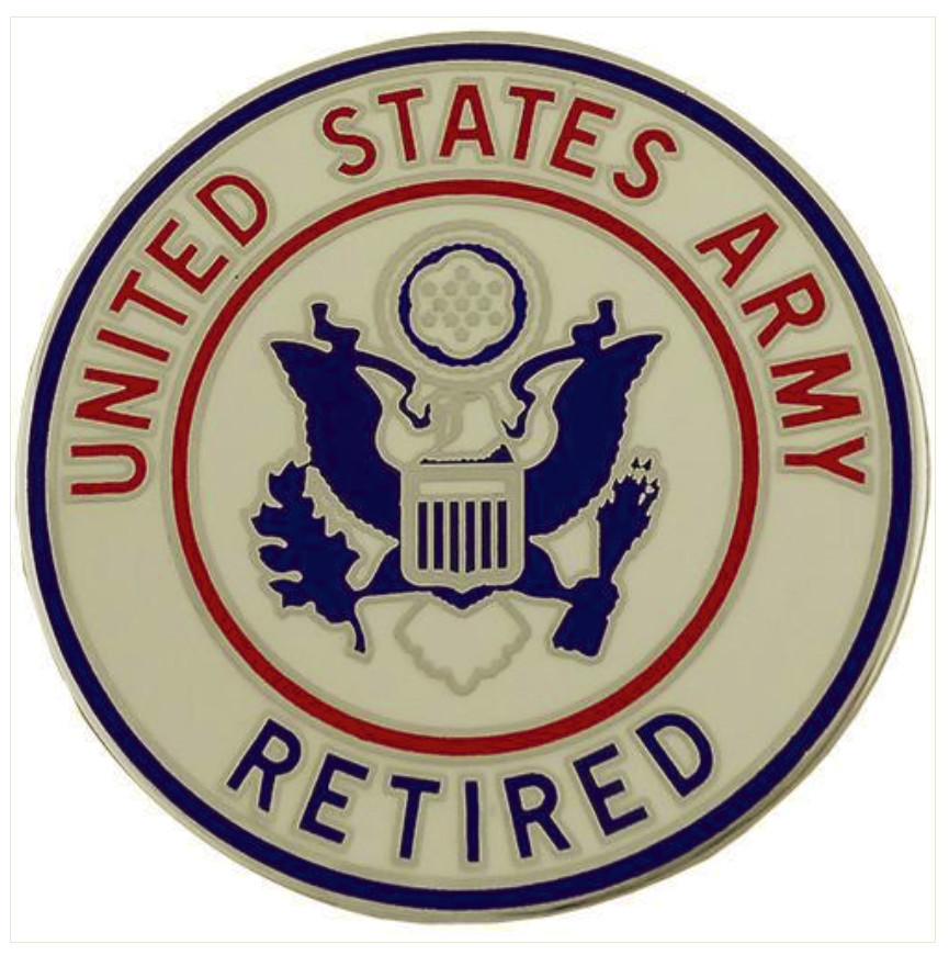 Vanguard ARMY ID BADGE UNITED STATES ARMY RETIRED Vanguard ARMY ID BADGE UNITED STATES ARMY RETIRED