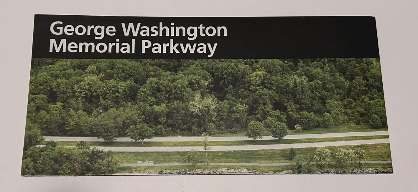 2026 George Washington Memorial Parkway National Park NEWEST Unigrid Brochure