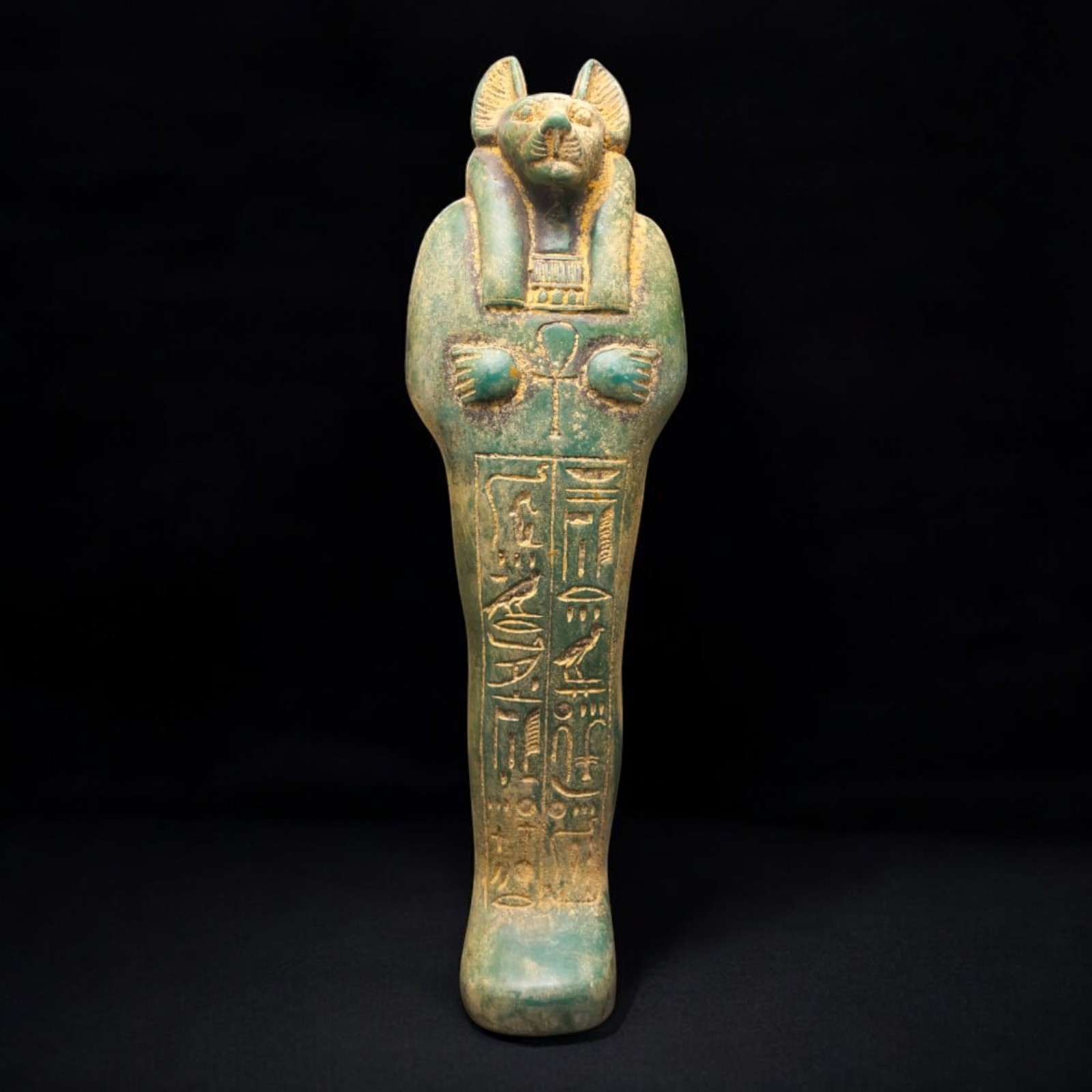 Rare Ancient Egyptian Bastet Cat Goddess Statue Pharaonic Antiquities BC