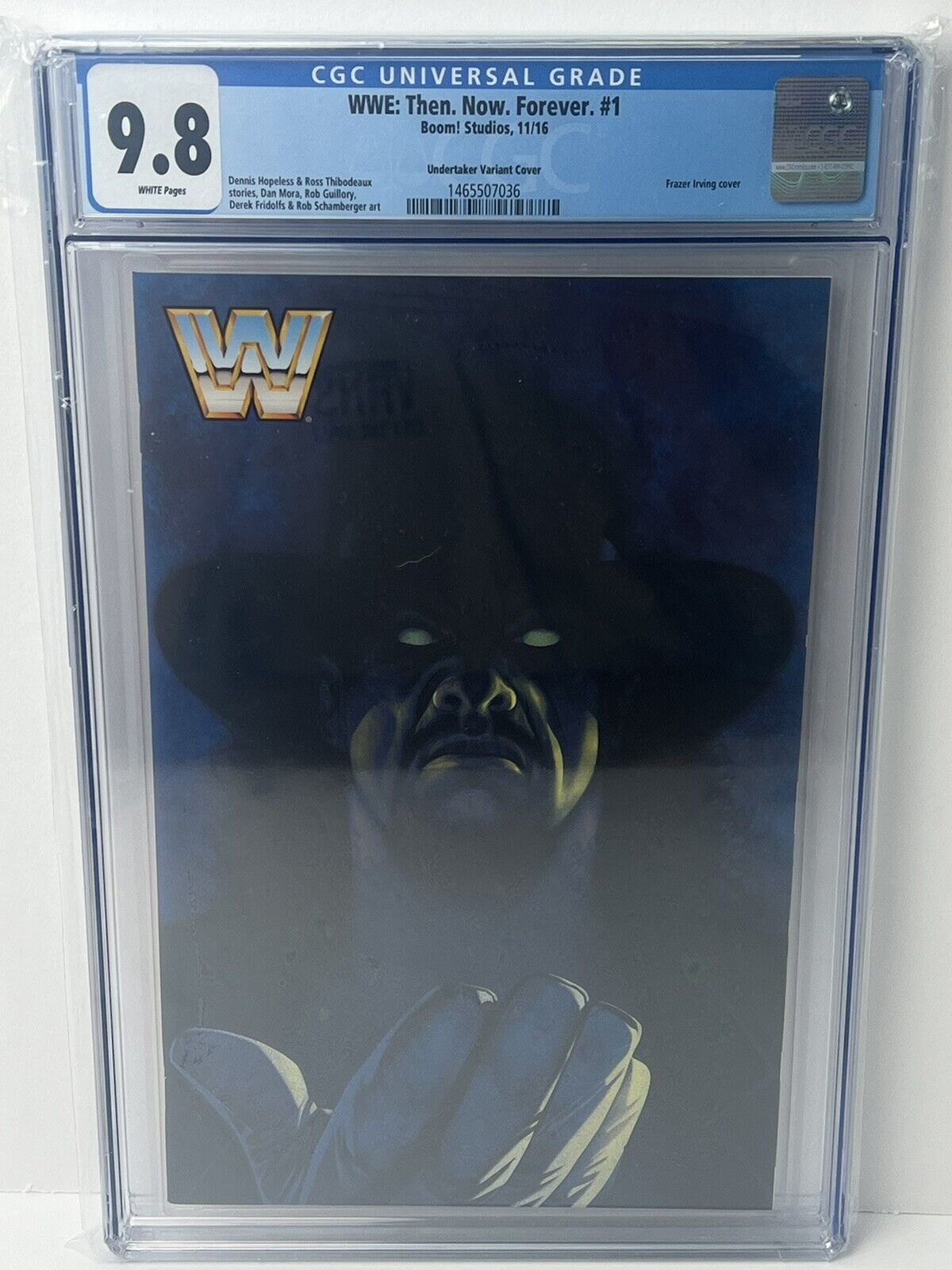 WWE: Then Now Forever #1 CGC 9.8 Boom Studios 1:50 Undertaker Variant Cover
