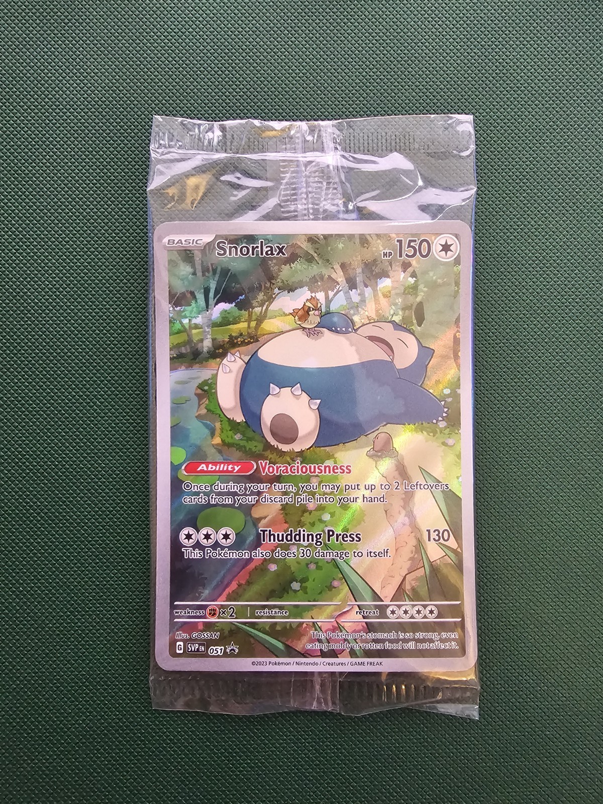 Pokemon 151 Snorlax Promo Sealed Pokemon 151 Snorlax Promo Sealed